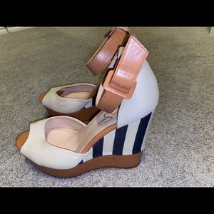 Jessica Simpson Striped Wedges